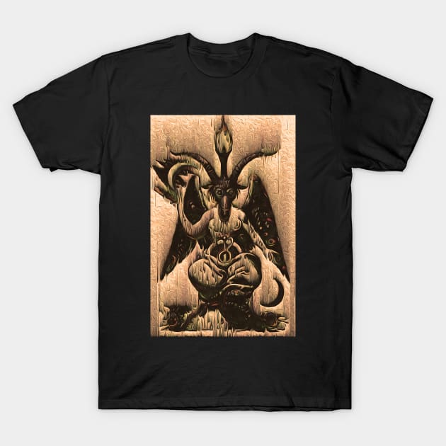 Baphomet T-Shirt by Donkeh23